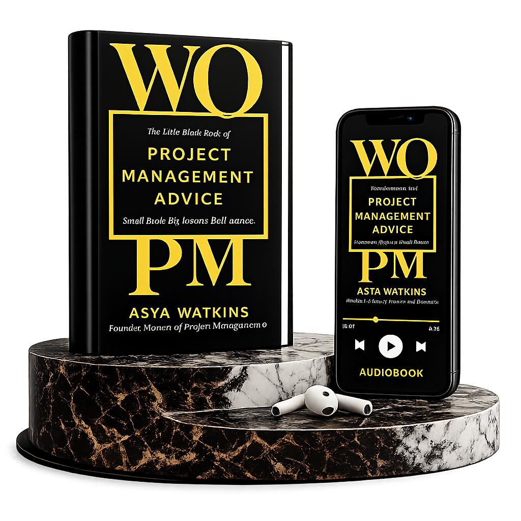 Collector’s Edition, Author-Signed Book + Audiobook | The Little Black Book of Project Management Advice