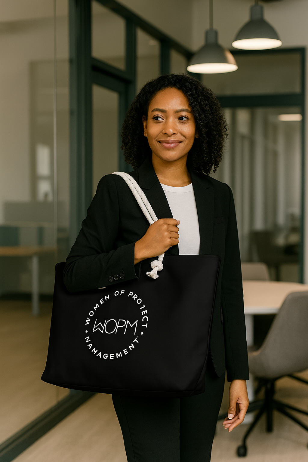Black Empowering Weekender Bag