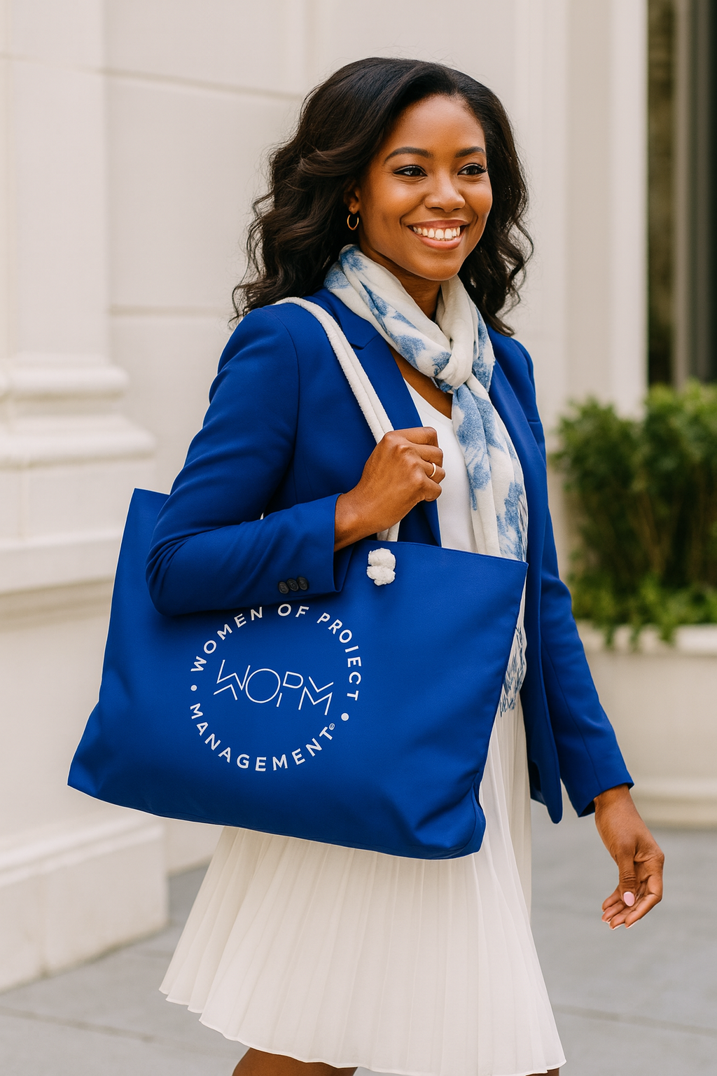 Royal Blue Empowering Weekender Bag
